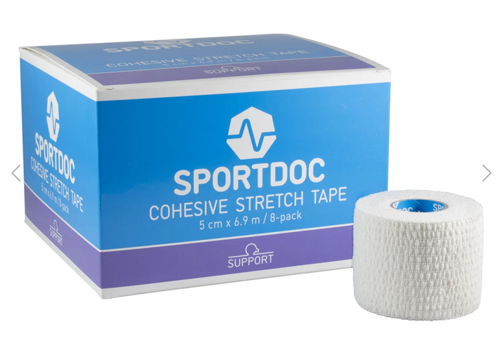 503200 Cohesive Stretch Tape - 8 ruller - 5cm x 6 9m